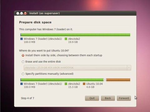 install ubuntu 10.04 from usb flash Lucid2010-03-1918-32-09